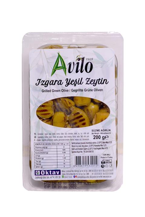 AVİLO Yeşil Zeytin Izgara 200 gr - 5 Adet