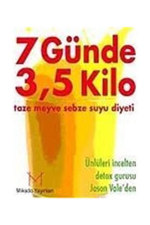 Mikado Yayınları 7 Günde 3,5 Kilo