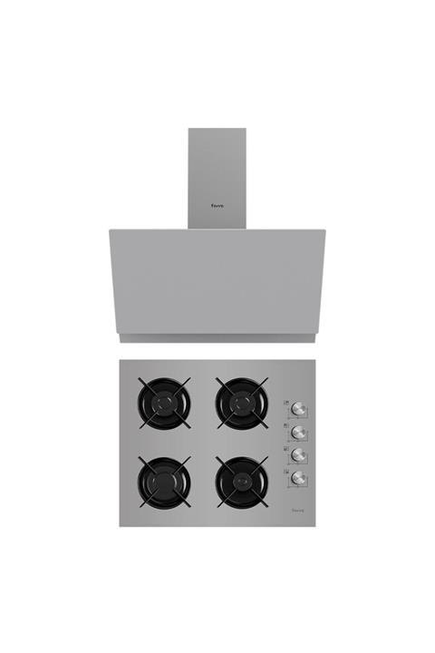 Ferre Grey Grion 2'li Ankastre Set ( G 2140 Ce Ankastre Ocak + D031 Davlumbaz )