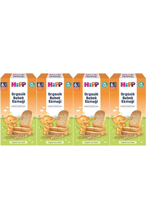 Hipp Organik Bebek Ekmeği 100gr (4 Lü Set)