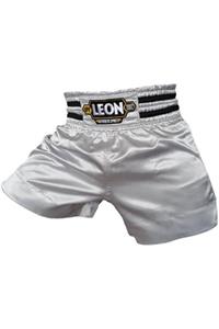 By Leon 1982 Leon Ground Kick Boks Ve Muay Thai Şortu Gümüş