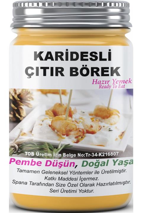 SPANA Karidesli Çıtır Börek Kore Çin Çapon Mantısı Ev Yapımı Katkısız 330gr