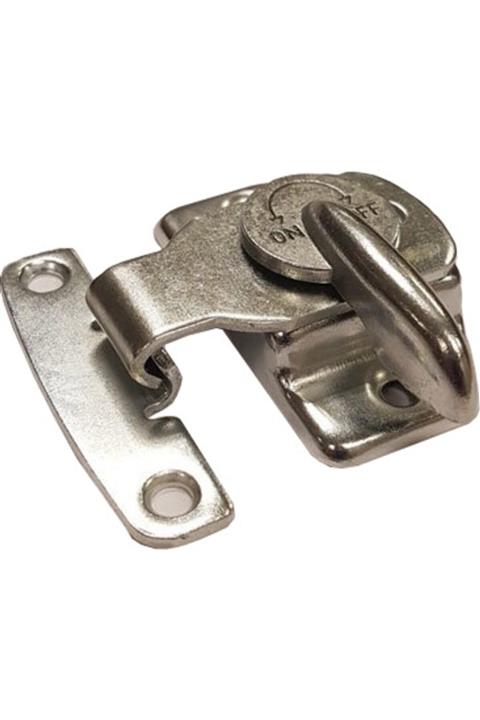 Adilon Çevirmeli Kilit Galvanizli Sürgülü Kapı Kilidi