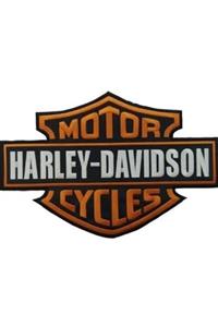 Sim Nakış Harley Davidson Motor Nakış Işleme Arma Patch Peç 16.5×25 Cm