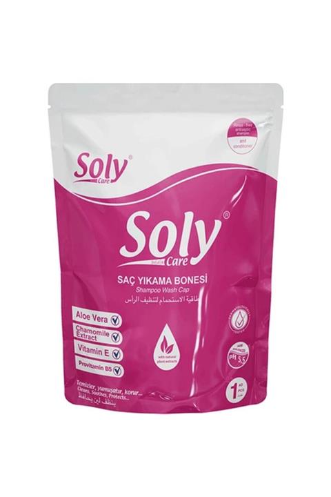 Soly Saç Yıkama Bonesi 4 Adet