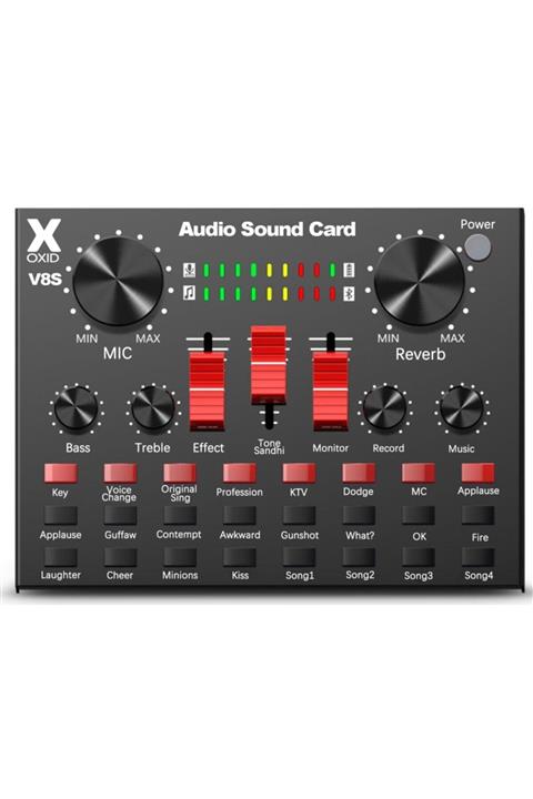 OXID V8s Podcast Youtuber Ses Kartı