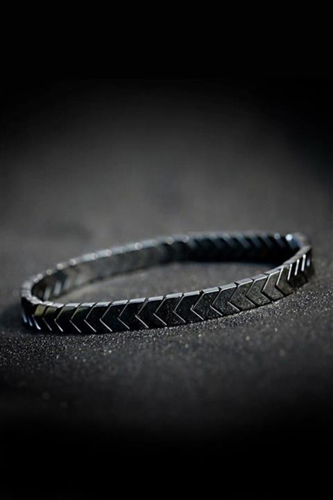 jackferrero Erkek Metalik Özel Tasarım Deri Doğaltaş Bileklik Seti