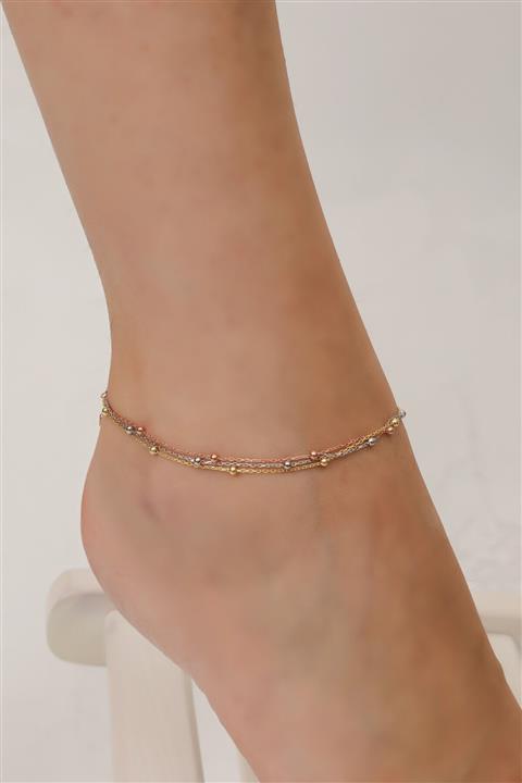 Esda Collection 3lü Toplu Gümüş Halhal