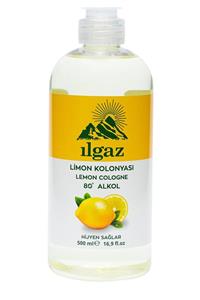 ILGAZ Limon Kolonyası 500 Ml 80 Derece Limon Kolonyası Eau De Cologne