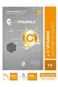 Nafima Hyalüronik Asit Vitamin C Nanofiber Kozmetik Yüz Maskesi