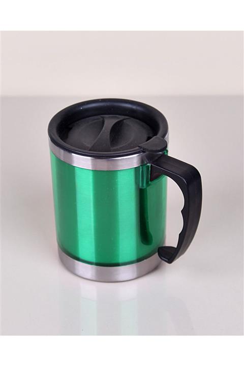 Bastonlu Renkli Termos Bardak