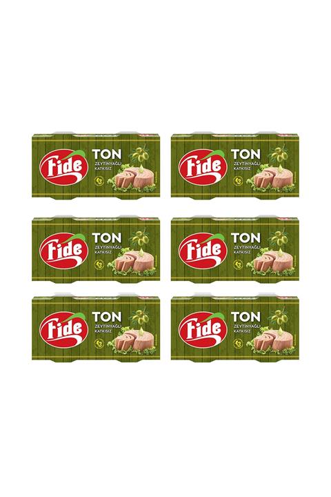 FİDE Zeytinyağlı Ton Balığı 12 X 160 G