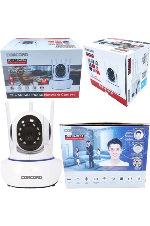 Life Teknoloji C-630 3mp 360° 3 Antenli Haraket Sensörlü Bebek Wireless Ip Güvenlik Kamerası