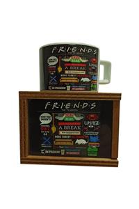 Art&Gift Friends Tasarımlı Ahşap Kutulu Kupa Bardak