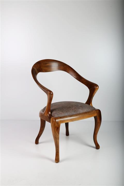 Woodine Manzoni Masif Ceviz Sandalye