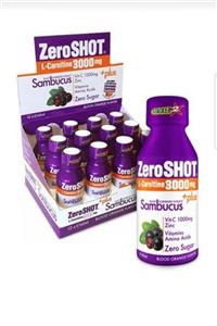 Zero Shot 60 ml 3000mg L-carnitine Plus Sambucus 12 Adet Kan Portakalı