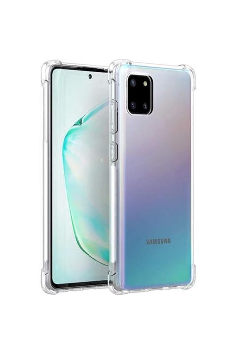 Samsung Galaxy Note 10 Lite Kılıf Köşe Korumalı Anti Şok Sert Silikon