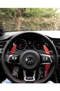 OEM Volkswagen Golf Mk7 Direksiyon F1 Kulakcık Kırmızı Paddle Shift Metal