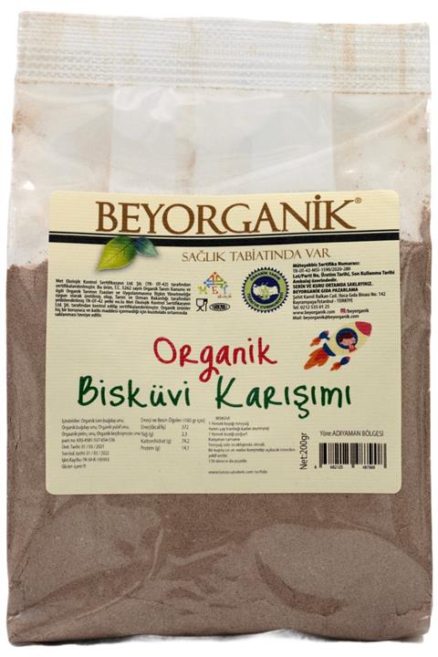 BEYORGANİK Organik Bisküvi Karışımı 200gr
