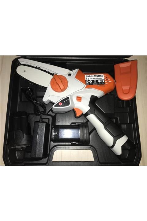 SMALLBOARD Sarjlı Ağaç Kesme Dal Budama Testere 18 V Çift Bataryalı