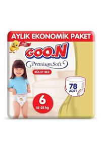 Goo.n Goon Bebek Bezi Premium Soft 6 Beden 78 Adet