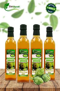 TARİHİ YAPRAKLI Katkısız Doğal Fermente Enginar Sirkesi 4x500 ml