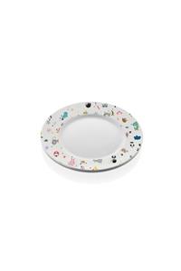 HibanaHome Melamin Çocuk Figürlü Yemek Tabak 23cm