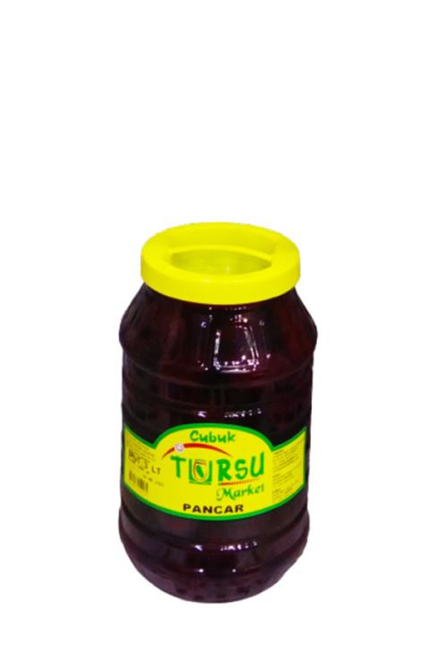 TURŞU MARKET Doğal Fermente Kırmızı Pancar Turşusu 3 lt