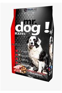 REALİTE GRUP Mr Dog Happy Biftekli Yetişkin Köpek Maması 15 kg