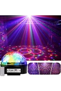 LESGO Parti Malzemesi Sese Duyarlı Bluetoothlu Led Küre Disko Topu Renkli Işıklı Led Crystral