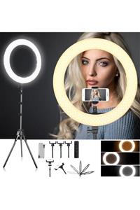 zore Rl-18 Işıklı Telefon Tutucu Ring Light Siyah