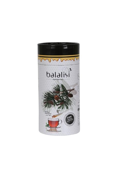 balalisi Çam Kaşık Bal 15'li Silindir Kutu (15x7)