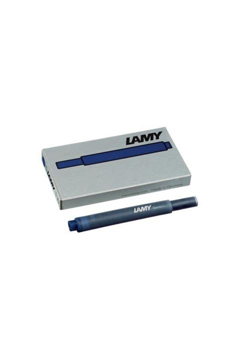 Lamy Dolma Kalem Mürekkep Kartuşu T10 (5'li Paket) Mavi Siyah