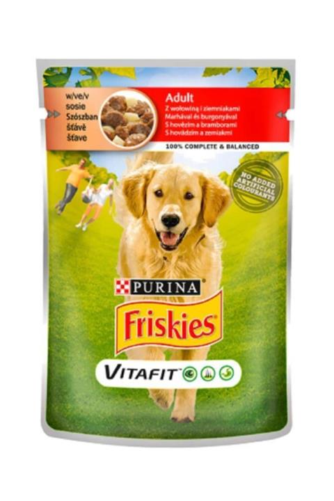 Friskies Purina Sığır Etli Yetişkin Köpek Konservesi 100 Gr