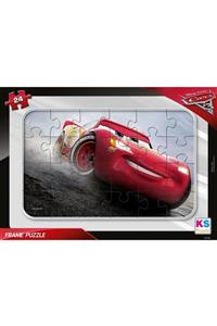 Ks Games Disney Cars (arabalar) Frame Puzzle/yapboz 24'parça