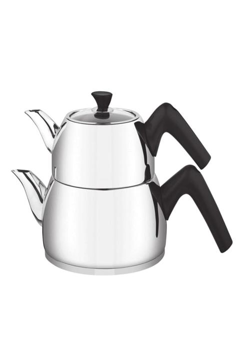 Amboss Çaydanlık Aquamarine Büyük Boy Bakalit Siyah Sap