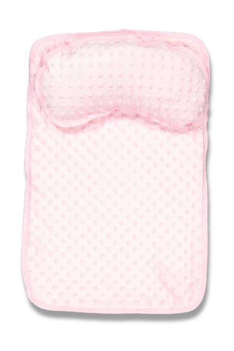 Juuta Bebişş Nohut Desen Alt Açma Seti-pembe