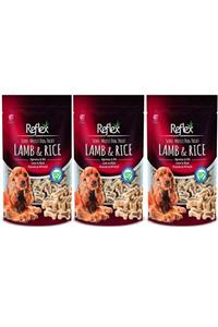 Reflex Kuzu Etli Ve Pirinçli Küçük Irk Köpek Ödülü 150 gr 3'lü Set