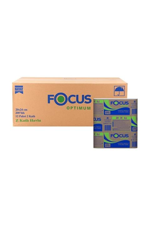 Focus Optımum Z Katlı Havlu 12x200 Yaprak