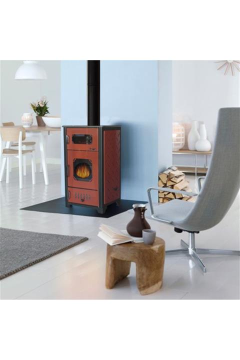 Sabah S100 Fırınlı Döküm Şömine Soba