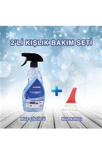 WÖRF Oto Cam Buz Çözücü 500 Ml. Ve Buz Kazıyıcı