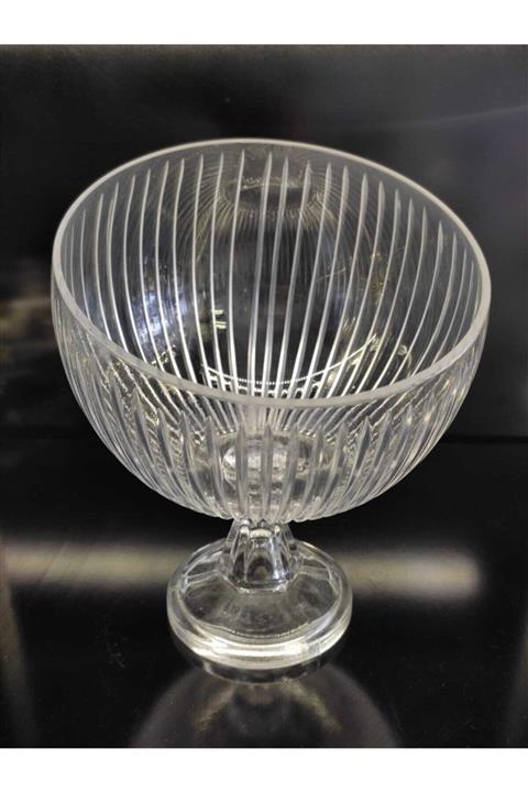 Paşabahçe Kristal Kesme Ayaklı Meyvelik Kase 24.5cm
