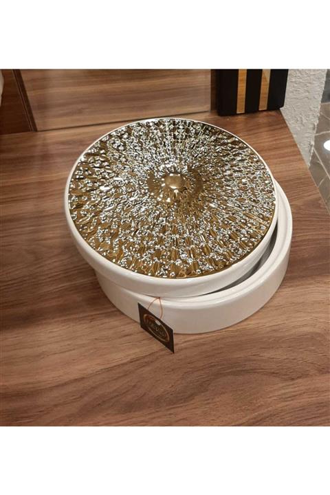 UkyCo Consept Yuvarlak Küçük Pudriyer