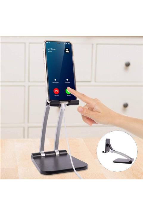 Techno phone Cep Telefonu Ve Tablet Için Ayarlanabilir Ipad Kindle Tablet Ile Uyumlu Üniversal Stand