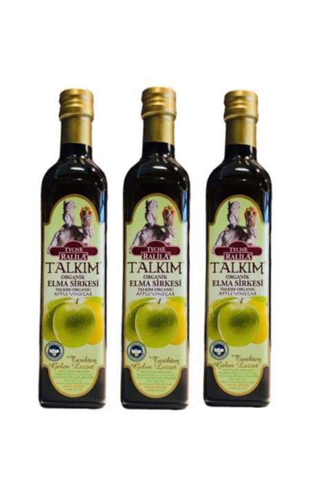 RALİLA Organik Talkım Elma Sirkesi 500 Ml X 3 Adet Rll-org-28273115