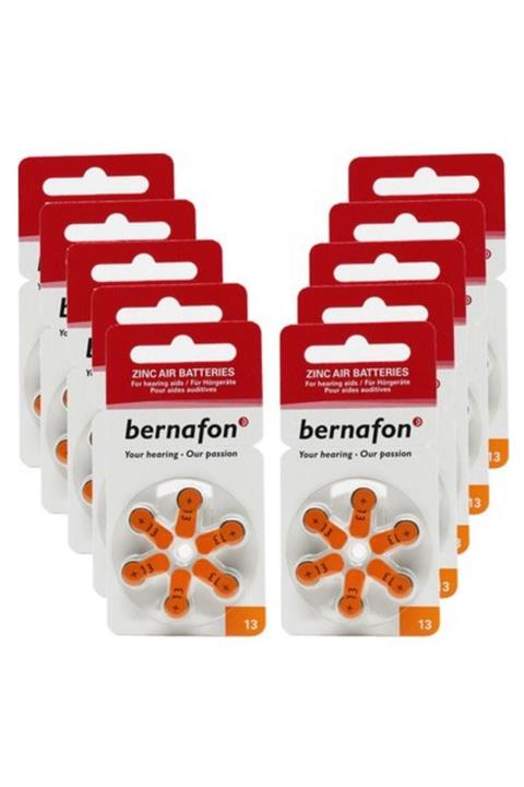 Varta Bernafon Işitme Cihazı Kulaklık Pili No:13 (10x6=60 Adet)