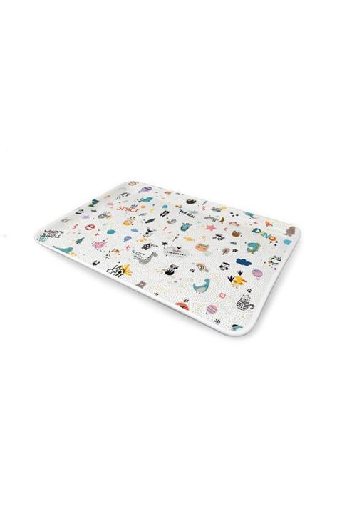 HibanaPazarı Melamin Çocuk Figürlü Tepsi 33cm (33.6x22.6x2cm 315gr)