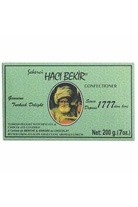 Hacı Bekir Bitter Çikolata Kaplı Naneli Lokum 200 Gr