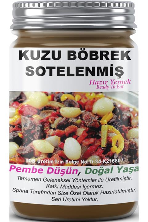 SPANA Ev Yapımı Katkısız Kuzu Böbrek Sotelenmiş  330gr
