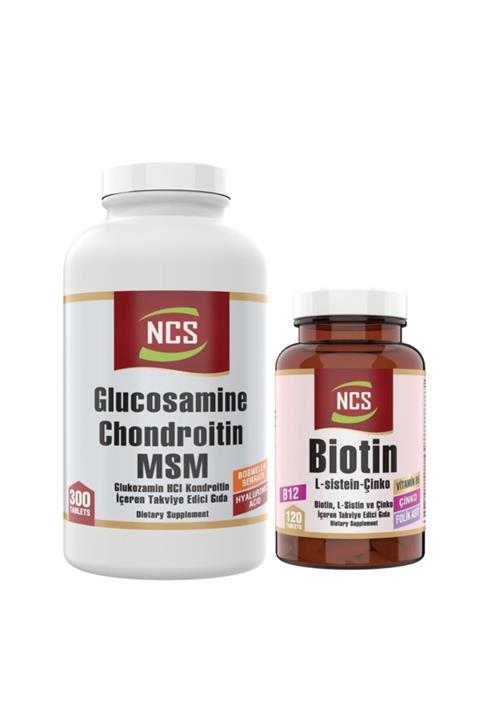 NCS Glucosamine Chondroitin Msm 300 Tablet+biotin 120 Tablet